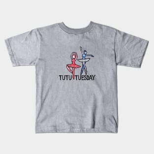 Tutu Tuesday Kids T-Shirt